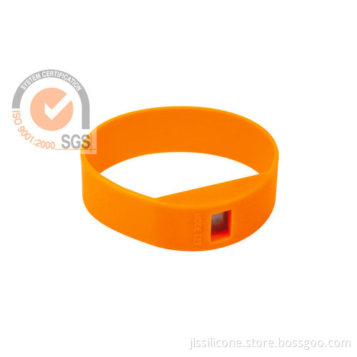 Fashion Silicone Digital Watch In Orange